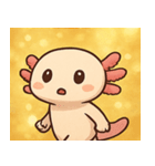 キラキラえらのウーパールーパー@SFW（個別スタンプ：12）