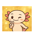 キラキラえらのウーパールーパー@SFW（個別スタンプ：13）