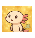 キラキラえらのウーパールーパー@SFW（個別スタンプ：16）