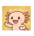 キラキラえらのウーパールーパー@SFW（個別スタンプ：22）