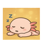 キラキラえらのウーパールーパー@SFW（個別スタンプ：27）