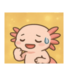 キラキラえらのウーパールーパー@SFW（個別スタンプ：28）