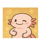 キラキラえらのウーパールーパー@SFW（個別スタンプ：29）