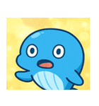 キラキラしっぽのクジラ@SFW（個別スタンプ：2）