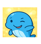 キラキラしっぽのクジラ@SFW（個別スタンプ：6）