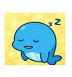 キラキラしっぽのクジラ@SFW（個別スタンプ：9）