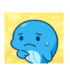 キラキラしっぽのクジラ@SFW（個別スタンプ：11）
