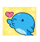 キラキラしっぽのクジラ@SFW（個別スタンプ：15）