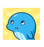 キラキラしっぽのクジラ@SFW（個別スタンプ：16）