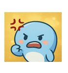 キラキラしっぽのクジラ@SFW（個別スタンプ：20）