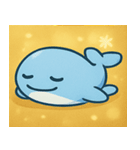 キラキラしっぽのクジラ@SFW（個別スタンプ：23）