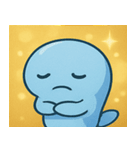 キラキラしっぽのクジラ@SFW（個別スタンプ：24）