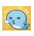 キラキラしっぽのクジラ@SFW（個別スタンプ：25）