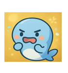 キラキラしっぽのクジラ@SFW（個別スタンプ：26）