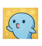 キラキラしっぽのクジラ@SFW（個別スタンプ：30）