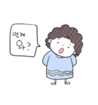 母のひとこと (KOR)（個別スタンプ：2）