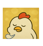 キラキラニワトリの毎日@SFW（個別スタンプ：1）