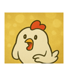 キラキラニワトリの毎日@SFW（個別スタンプ：4）