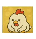 キラキラニワトリの毎日@SFW（個別スタンプ：5）