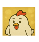 キラキラニワトリの毎日@SFW（個別スタンプ：7）