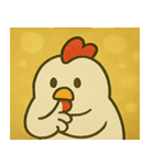 キラキラニワトリの毎日@SFW（個別スタンプ：8）
