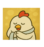 キラキラニワトリの毎日@SFW（個別スタンプ：9）