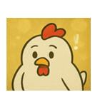 キラキラニワトリの毎日@SFW（個別スタンプ：10）