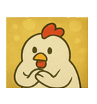 キラキラニワトリの毎日@SFW（個別スタンプ：11）