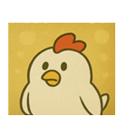 キラキラニワトリの毎日@SFW（個別スタンプ：28）