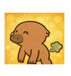 キラキラだけど本気なテナガザル@SFW（個別スタンプ：16）