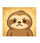 キラキラだけど動かぬナマケモノ@SFW（個別スタンプ：2）