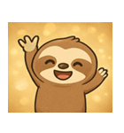 キラキラだけど動かぬナマケモノ@SFW（個別スタンプ：5）