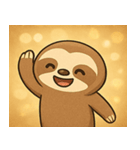 キラキラだけど動かぬナマケモノ@SFW（個別スタンプ：6）