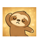 キラキラだけど動かぬナマケモノ@SFW（個別スタンプ：7）