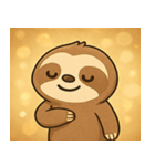 キラキラだけど動かぬナマケモノ@SFW（個別スタンプ：8）