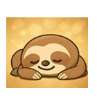 キラキラだけど動かぬナマケモノ@SFW（個別スタンプ：9）