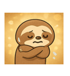 キラキラだけど動かぬナマケモノ@SFW（個別スタンプ：11）