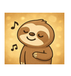 キラキラだけど動かぬナマケモノ@SFW（個別スタンプ：12）