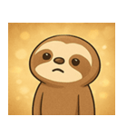 キラキラだけど動かぬナマケモノ@SFW（個別スタンプ：15）