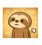 キラキラだけど動かぬナマケモノ@SFW（個別スタンプ：16）