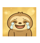 キラキラだけど動かぬナマケモノ@SFW（個別スタンプ：17）