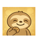 キラキラだけど動かぬナマケモノ@SFW（個別スタンプ：25）