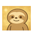 キラキラだけど動かぬナマケモノ@SFW（個別スタンプ：26）