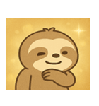 キラキラだけど動かぬナマケモノ@SFW（個別スタンプ：29）