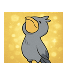 キラキラ無言のハシビロコウ@SFW（個別スタンプ：7）