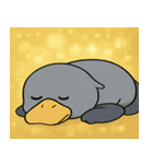 キラキラ無言のハシビロコウ@SFW（個別スタンプ：9）