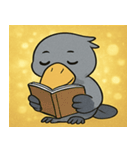 キラキラ無言のハシビロコウ@SFW（個別スタンプ：10）