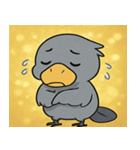 キラキラ無言のハシビロコウ@SFW（個別スタンプ：11）