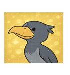 キラキラ無言のハシビロコウ@SFW（個別スタンプ：15）