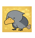 キラキラ無言のハシビロコウ@SFW（個別スタンプ：16）